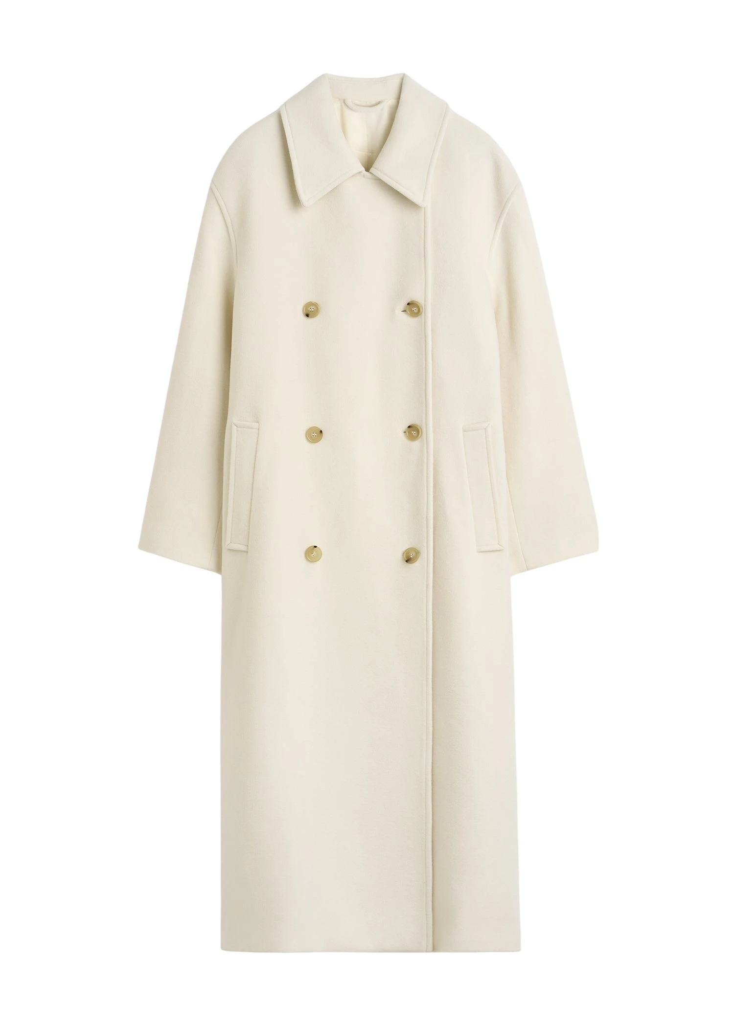 Shield coat in Ecru