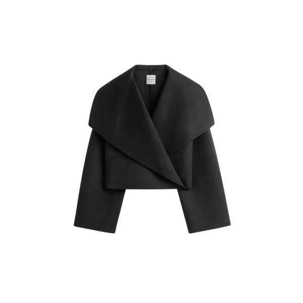 Toteme Signature doublé jacket in Black