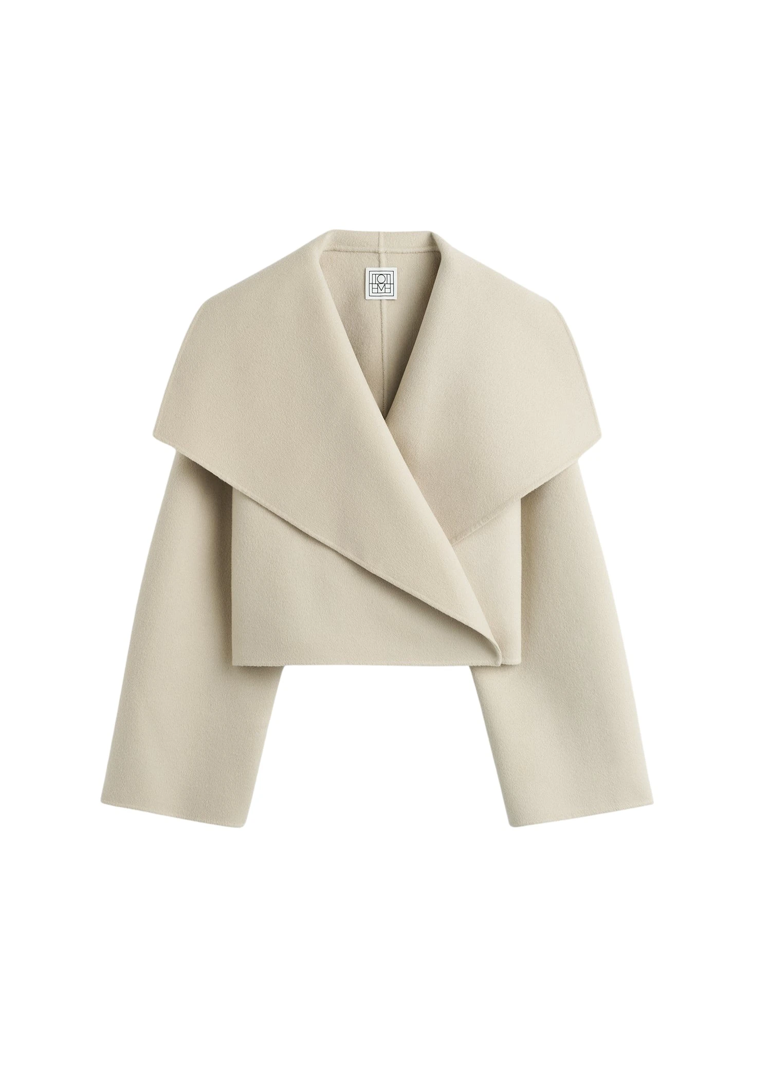 Toteme Signature doublé jacket in Peanut