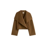 Toteme Signature doublé jacket in Tobacco