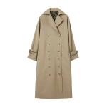 Toteme Signature trench in Khaki Coat