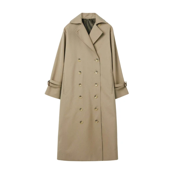 Toteme Signature trench in Khaki Coat