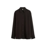 Toteme Silk crepe shirt in Brown