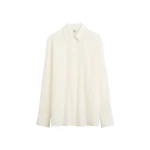 Toteme Silk crepe shirt in Off-white