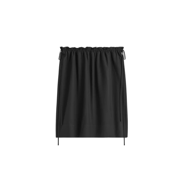 Toteme Silk pj skirt in Black
