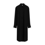 Toteme Silk shirtdress in Black Dress