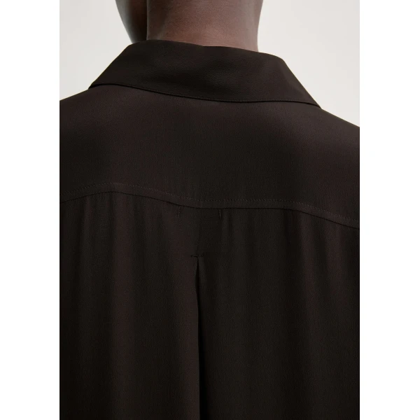 Toteme Silk shirtdress in Brown Dress, view 5