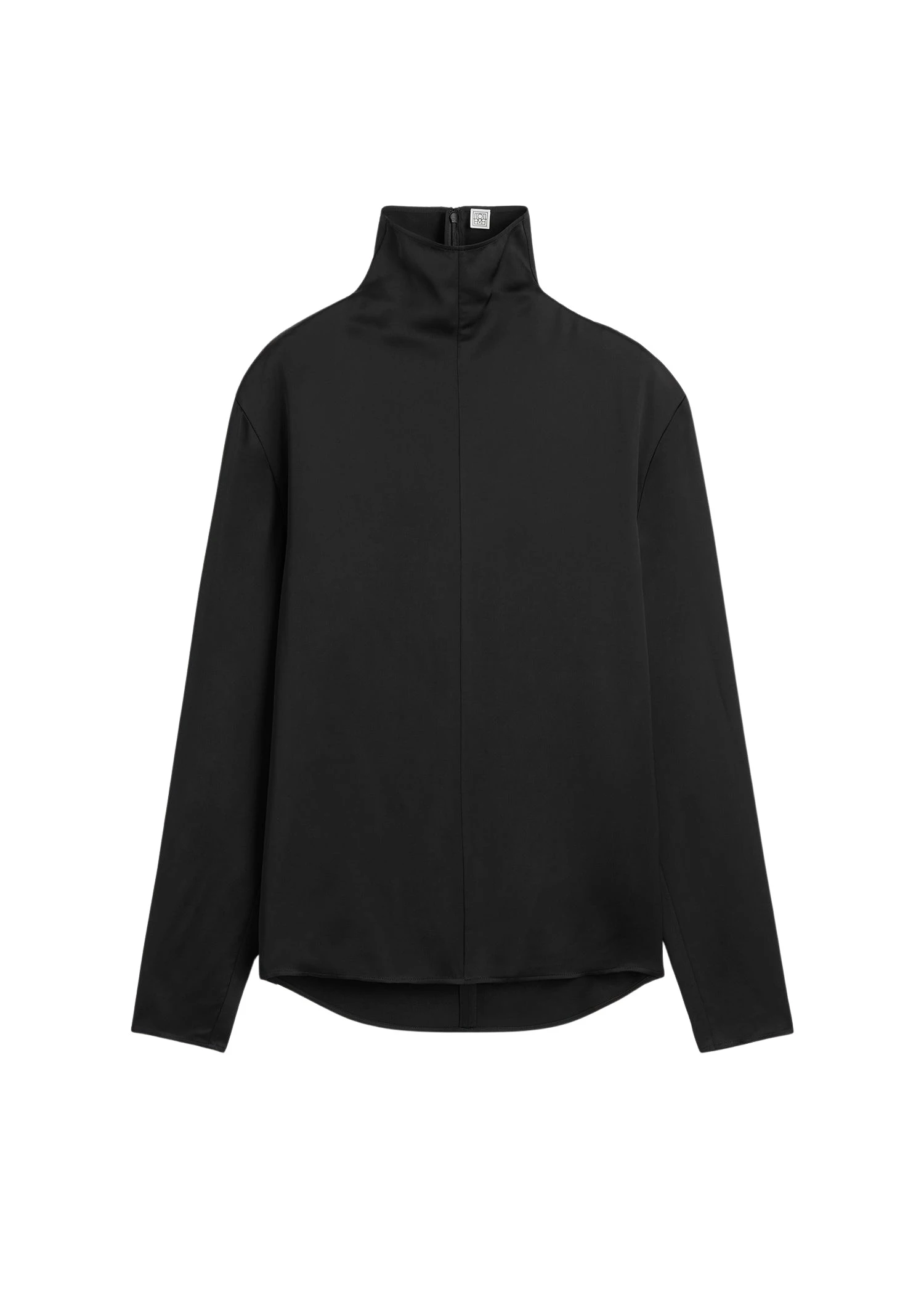 Toteme Slouch-neck blouse in Black