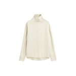 Toteme Slouch-neck blouse in Ecru
