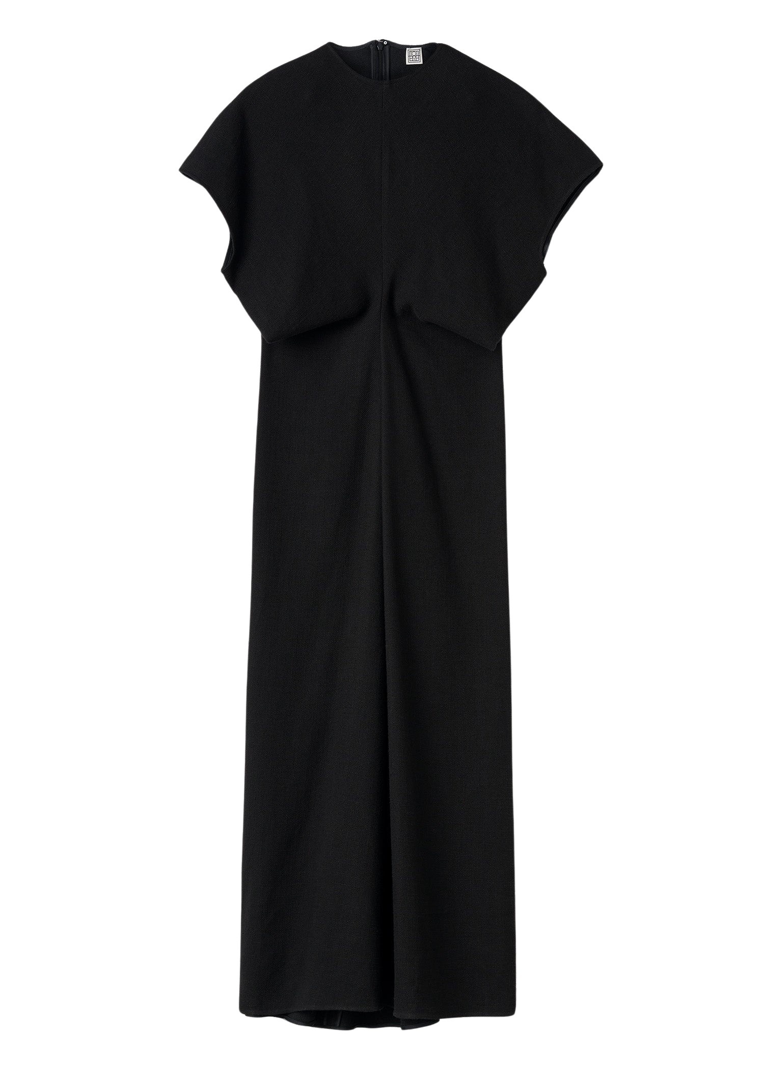 Totême Slouch waist basketweave dress in Black - Dresses - Scandinavian Minimalist Luxury at Luxury Shoes 