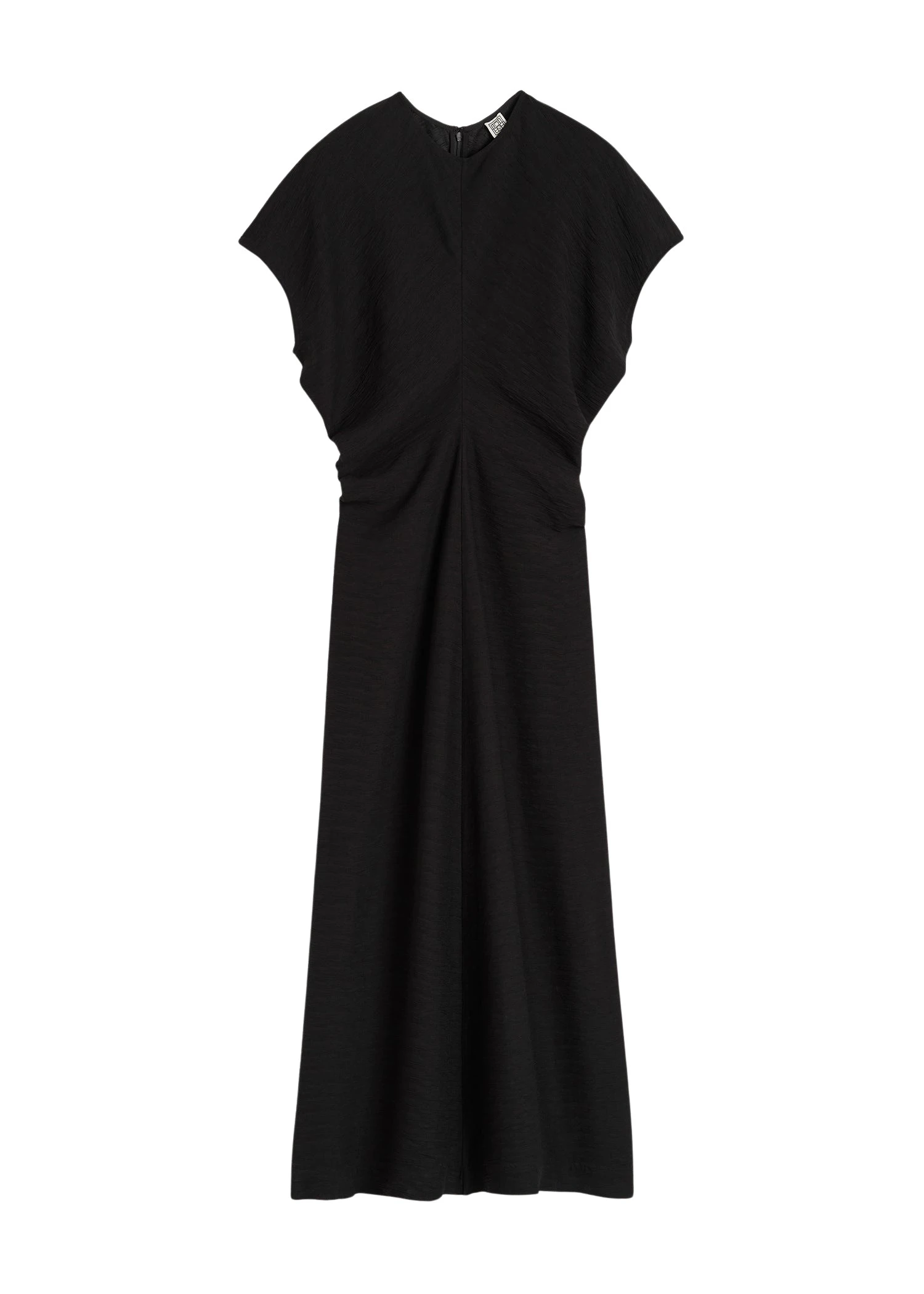 Toteme-Slouch-waist-crinkled-dress-in-Black86969_nobg Toteme Slouch waist crinkled dress in Black