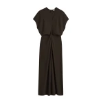 Toteme Slouch waist dress in Bark