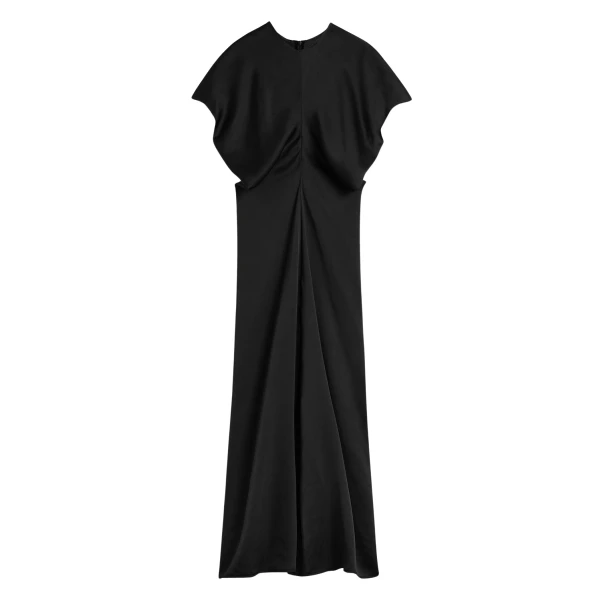 Toteme Slouch waist dress in Black