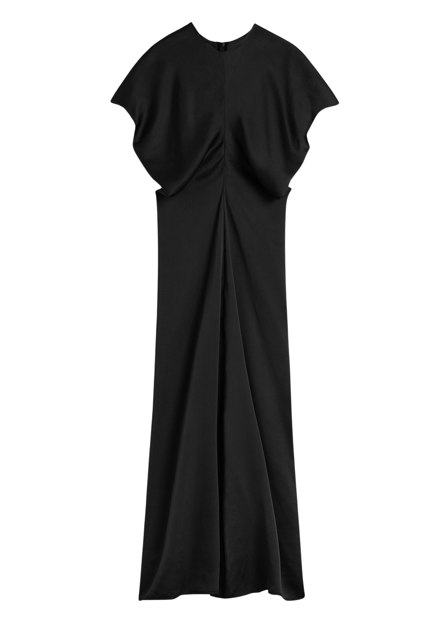 Totême Slouch waist dress in Black - Dresses - Scandinavian Minimalist Luxury at Luxury Shoes 