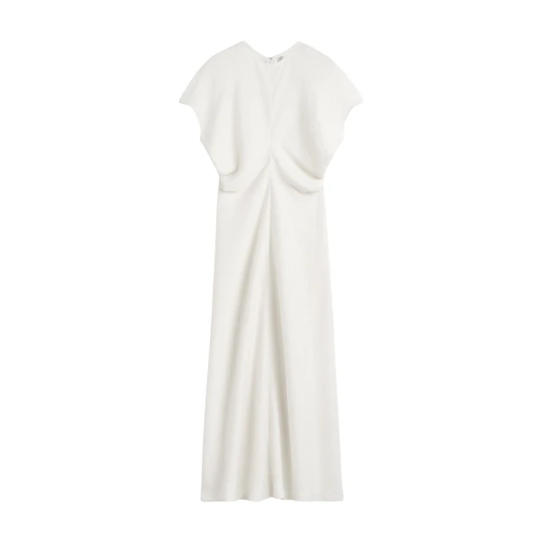 Toteme Slouch waist dress in Off-white