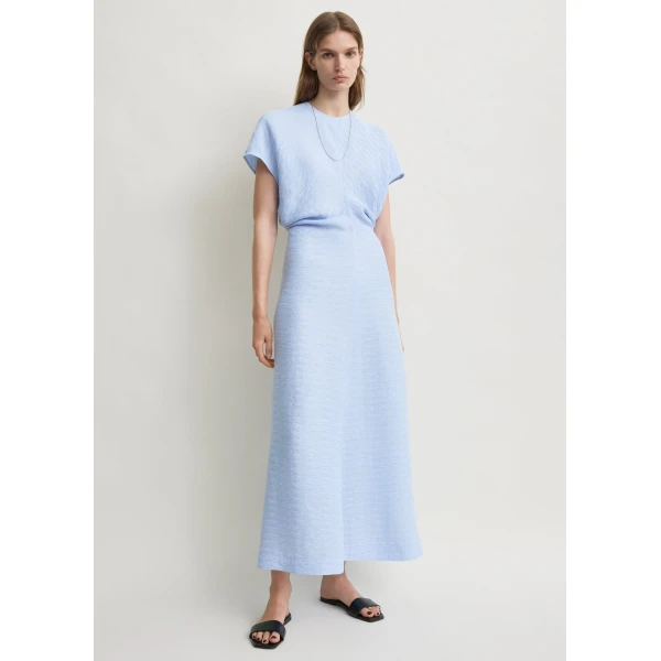 Toteme Slouch waist dress in Sky, view 2