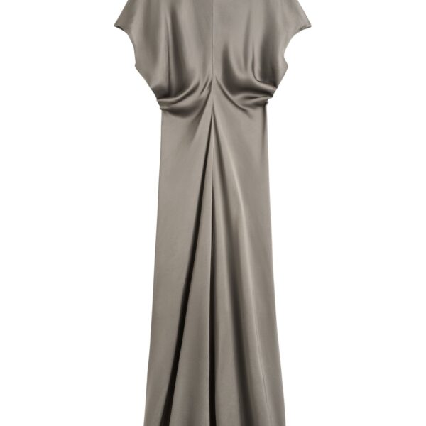 Toteme Slouch waist dress in Taupe