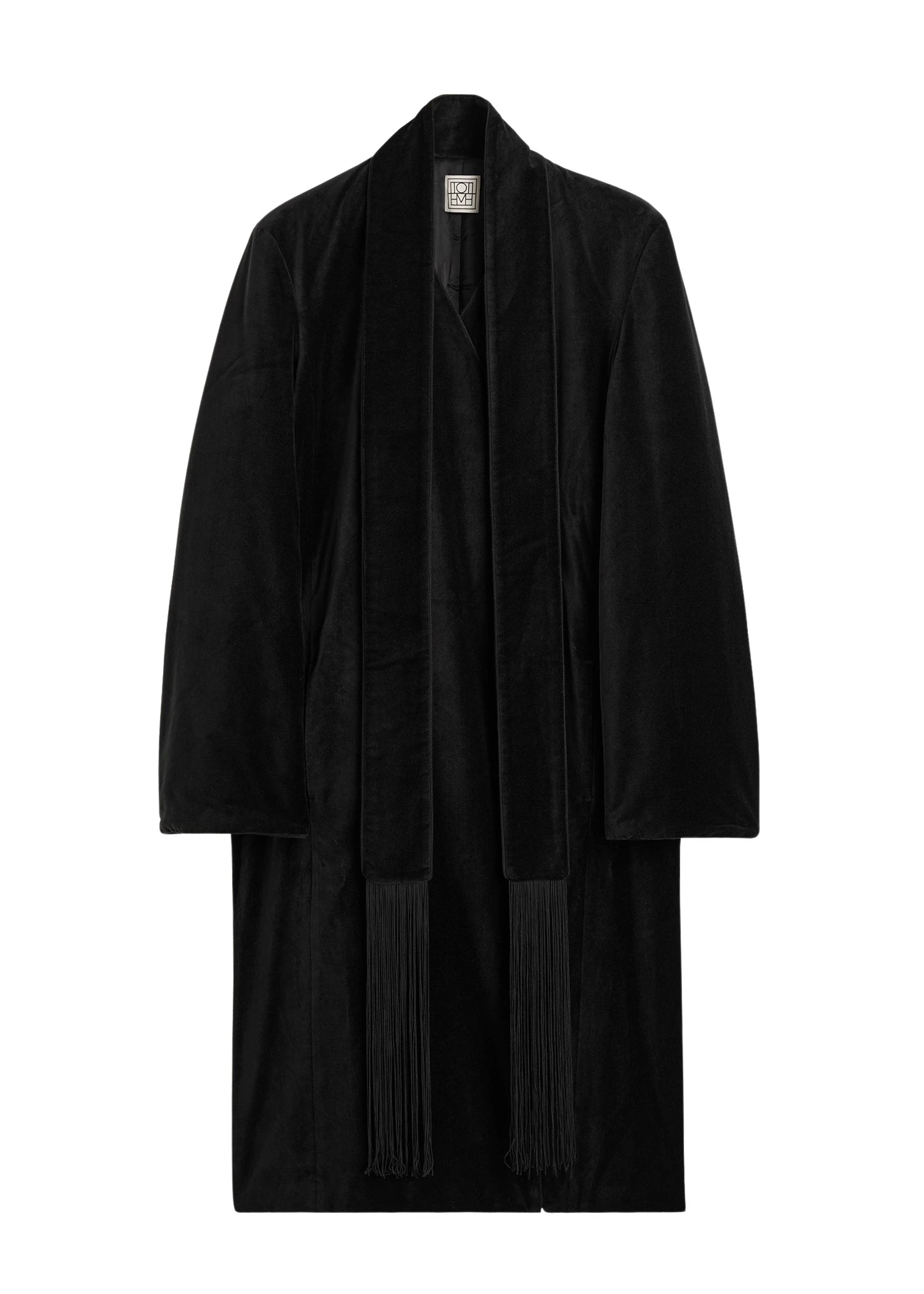Smoking coat in Black