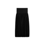 Toteme Soft gathered skirt in Black