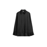 Toteme Soft tuxedo shirt in Black