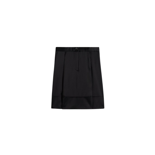 Totême Soft tuxedo skirt in Black - Skirts - Scandinavian Minimalist Luxury at Luxury Shoes 