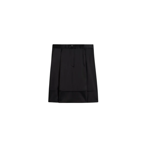 Toteme Soft tuxedo skirt in Black