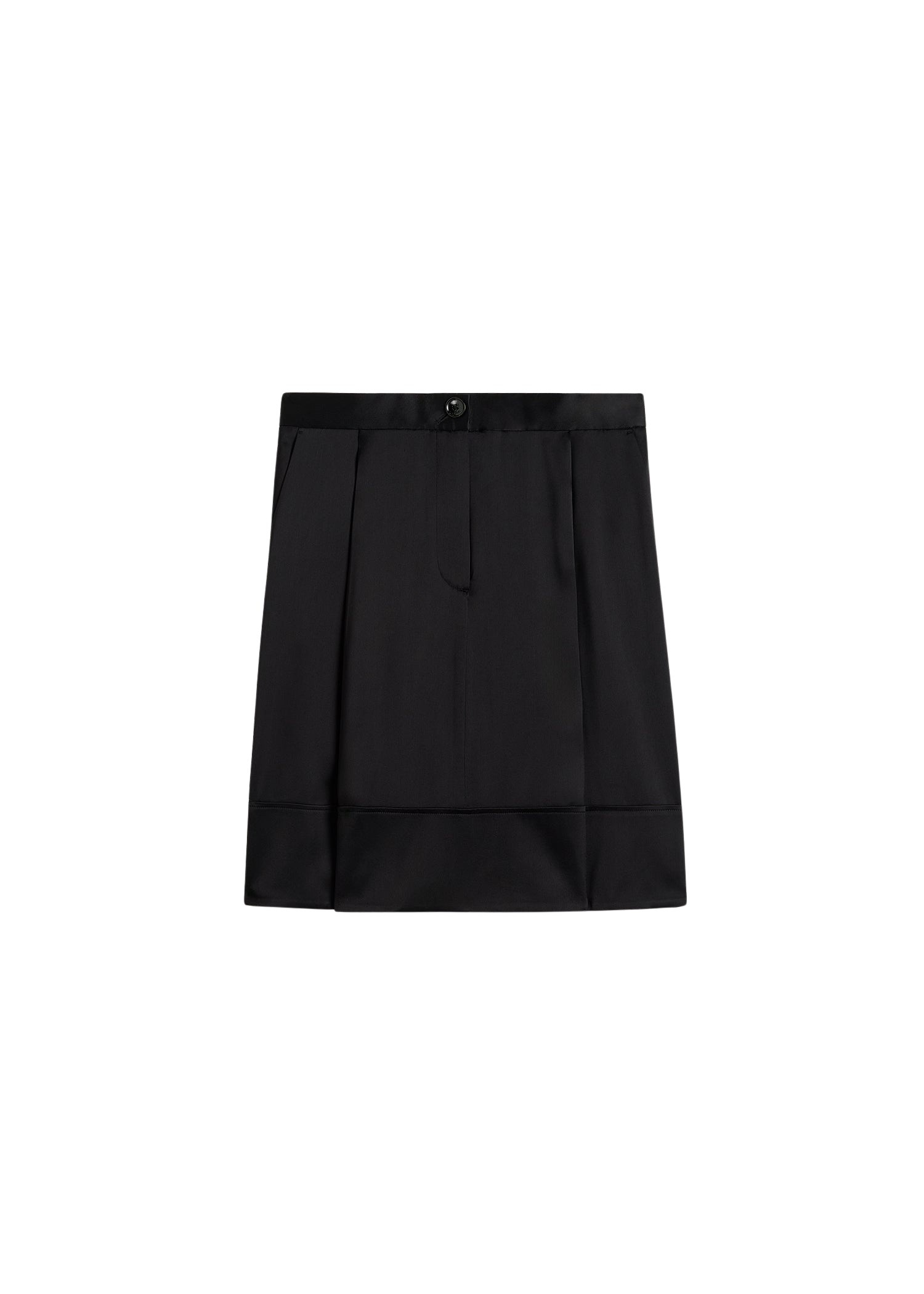 Totême Soft tuxedo skirt in Black - Skirts - Scandinavian Minimalist Luxury at Luxury Shoes 