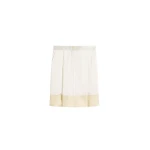 Toteme Soft tuxedo skirt in White