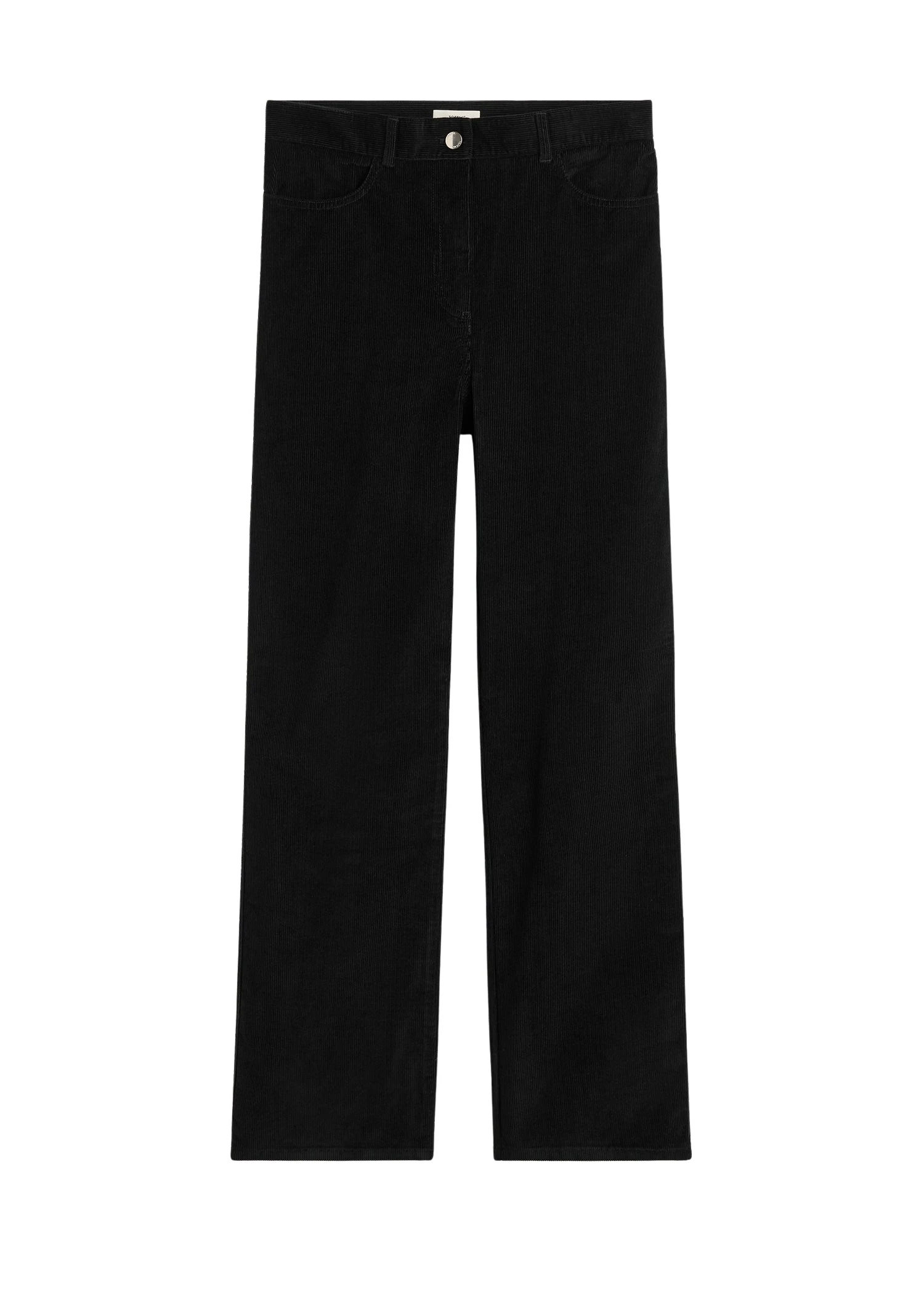 Toteme Straight cord trousers in Black