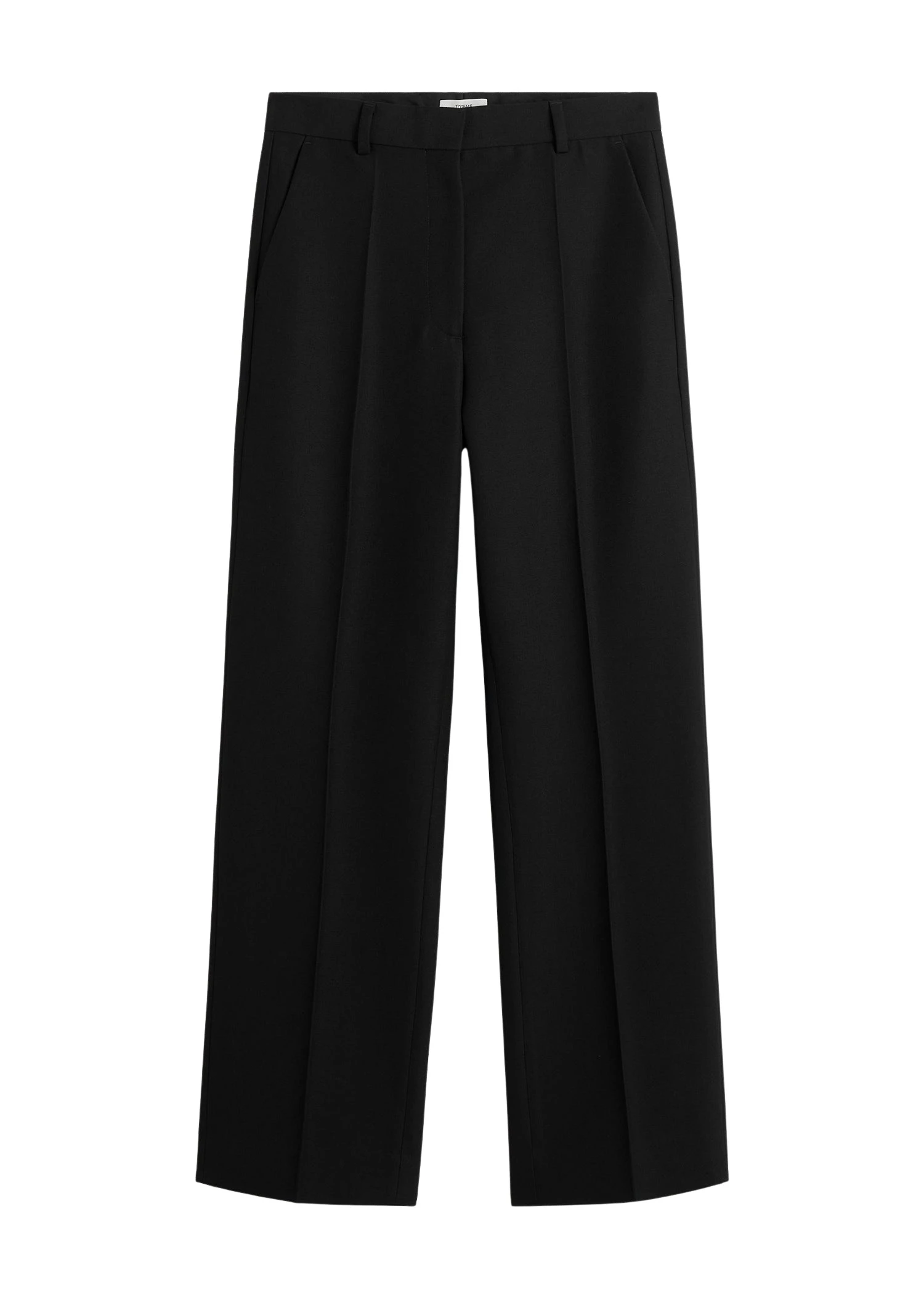 Toteme Straight suit trousers in Black