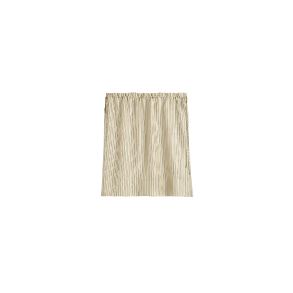 Toteme Striped mini skirt in Beige / Brown