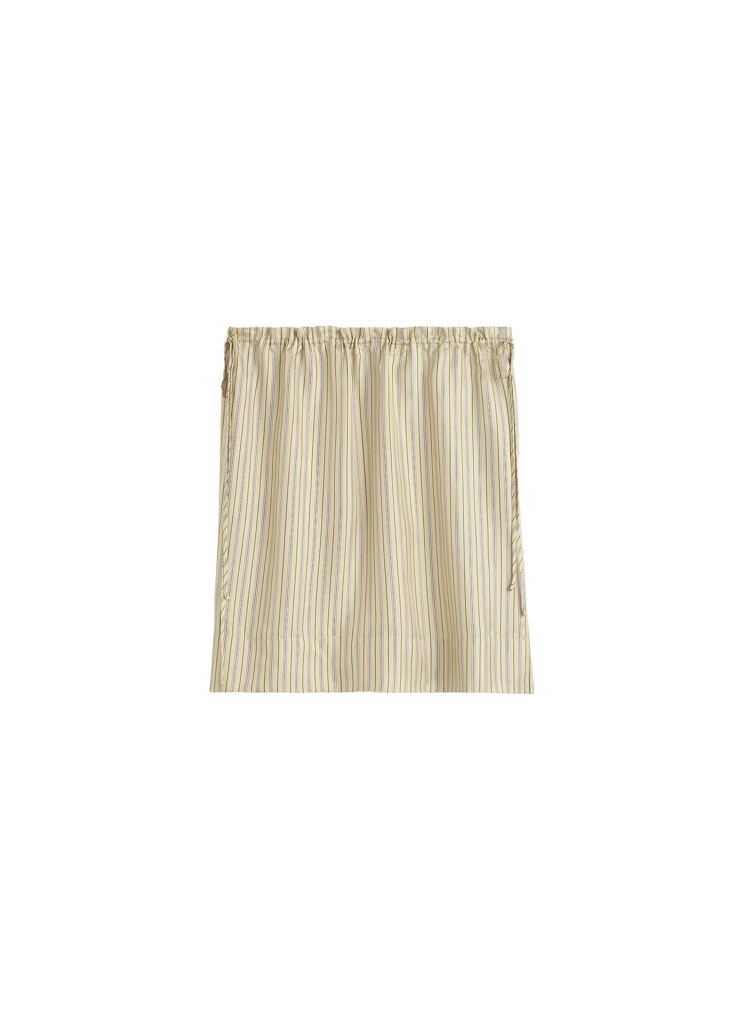 Toteme Striped mini skirt in Beige / Brown
