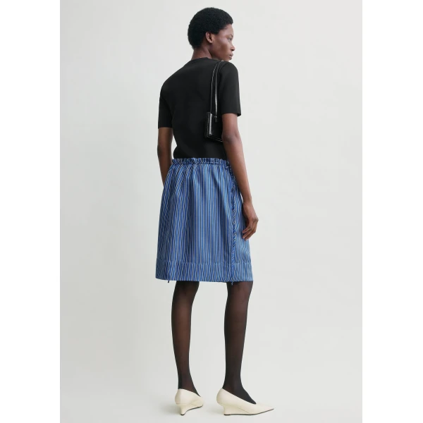 Toteme Striped mini skirt in Blue / Navy, view 4