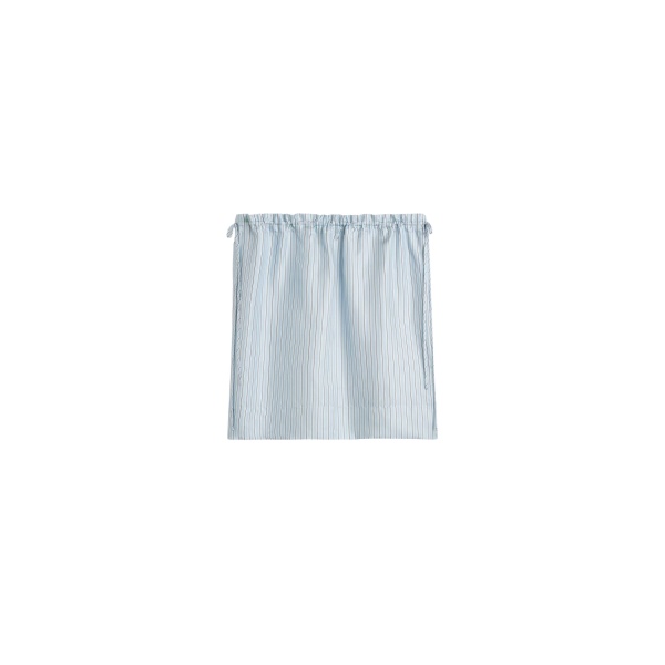 Totême Striped mini skirt in Ice / White - Skirts - Scandinavian Minimalist Luxury at Luxury Shoes 