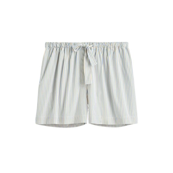 Toteme Striped summer shorts in Blue / Yellow