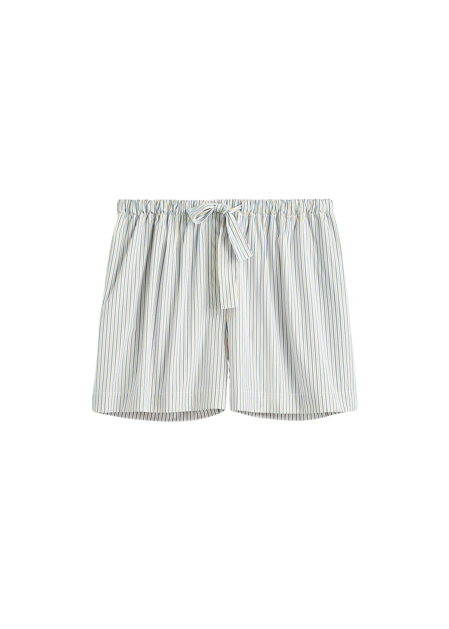 Toteme Striped summer shorts in Blue / Yellow