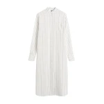 Toteme Striped summer tunic white/oyster in White-oyster