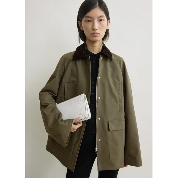 Toteme Summer country jacket in Khaki, view 2
