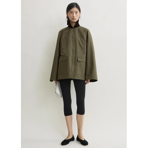Toteme Summer country jacket in Khaki, view 3