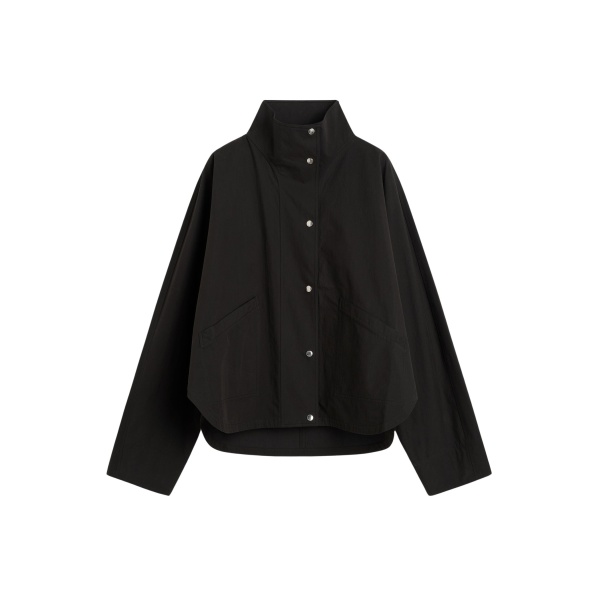 Totême Summer parachute jacket in Black - Jackets - Scandinavian Minimalist Luxury at Luxury Shoes 