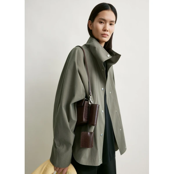 Toteme Summer parachute jacket in Clove, view 5