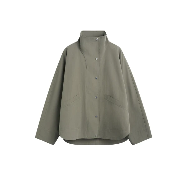 Toteme Summer parachute jacket in Clove