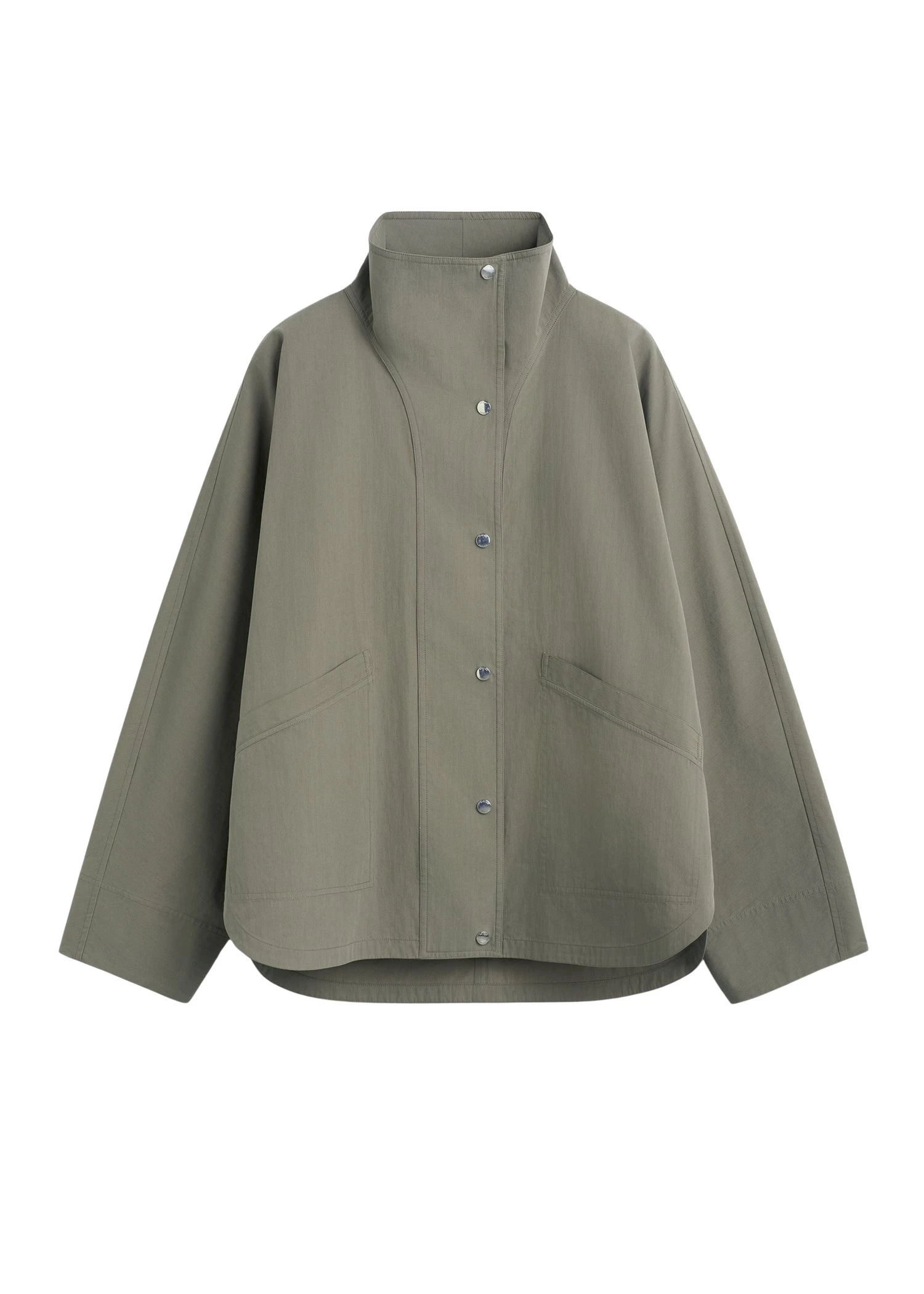 Toteme Summer parachute jacket in Clove