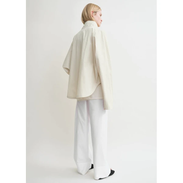 Toteme Summer parachute jacket in Oyster, view 4