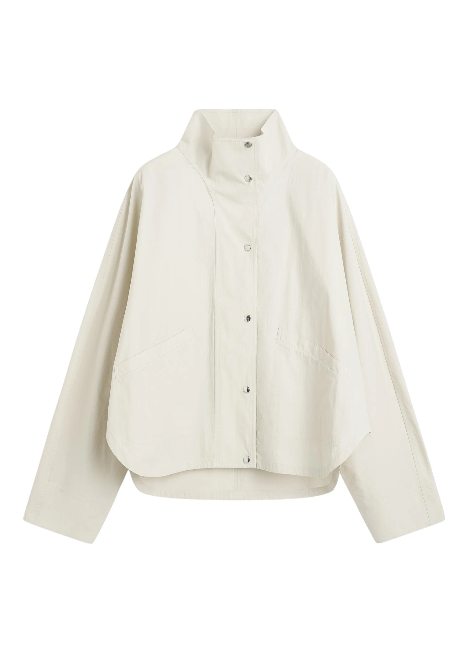 Toteme-Summer-parachute-jacket-in-Oyster43921_nobg Toteme Summer parachute jacket in Oyster