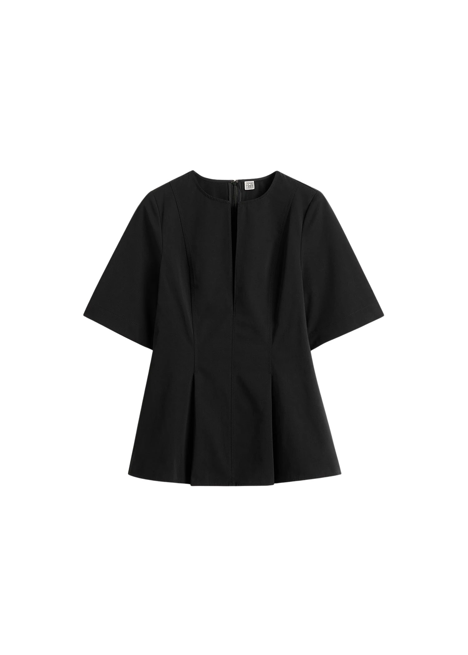 Toteme Tailored cotton top in Black