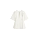 Toteme Tailored cotton top in White