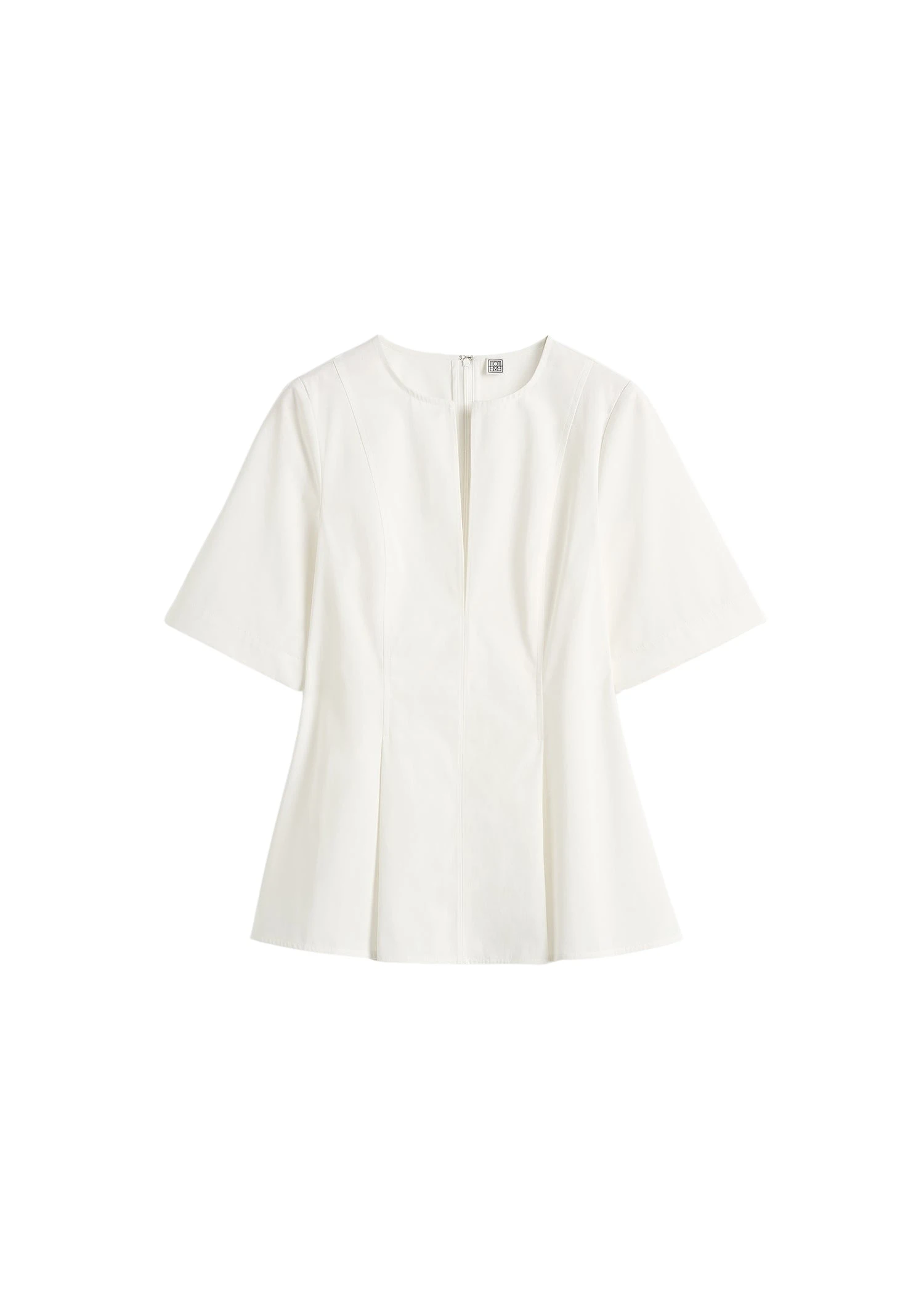Toteme Tailored cotton top in White