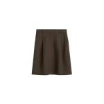 Toteme Tailored pleat skirt in Bark