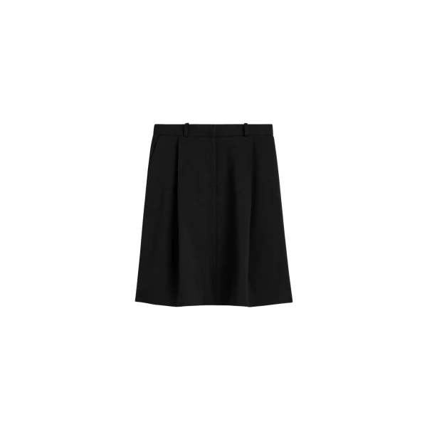 Toteme Tailored pleat skirt in Black